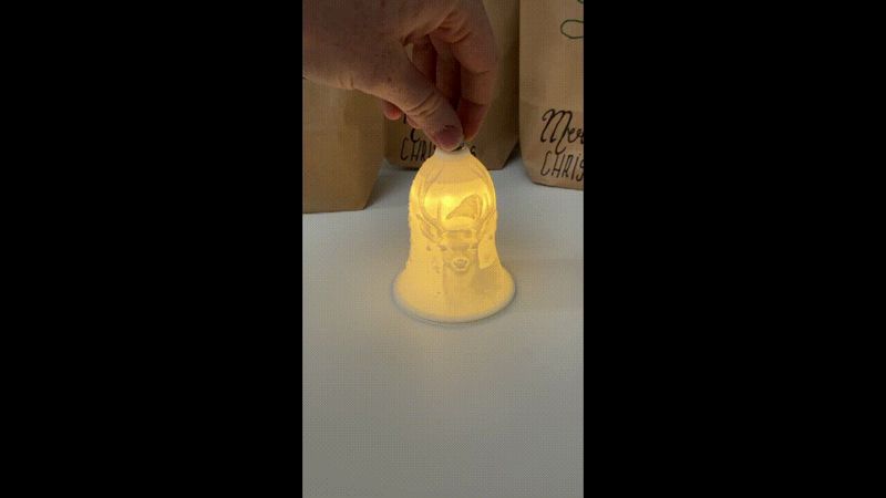 christmas bell (lithophane)