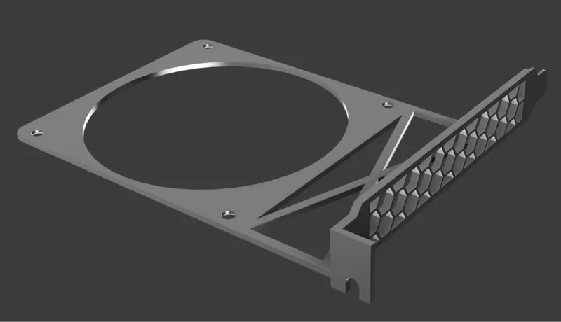 PCIe 92mm fan bracket