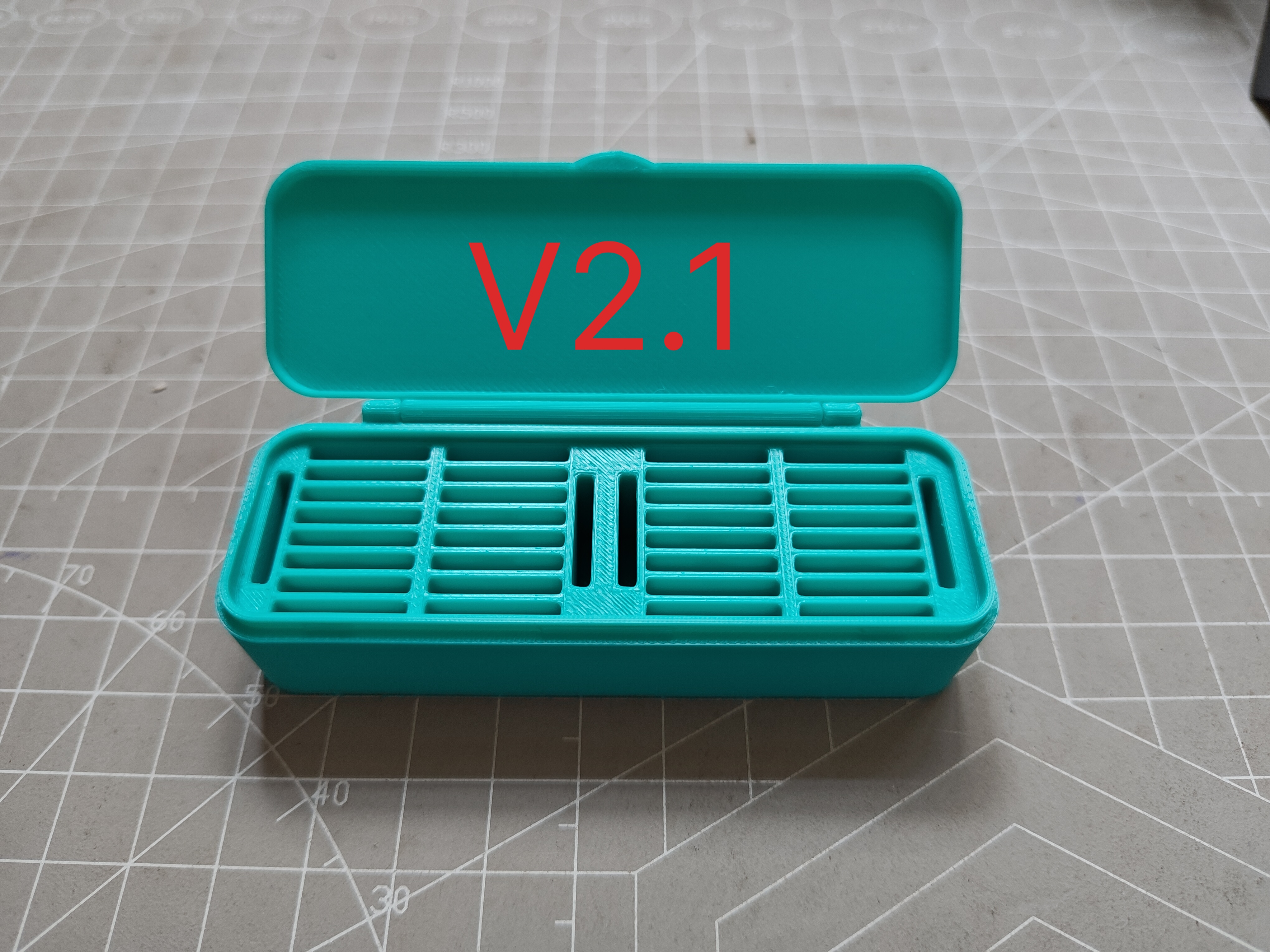 Miniatura 2 do modelo 3D V2自弹版TF SD 储存卡 U盘 读卡器 M.2SSD收纳盒