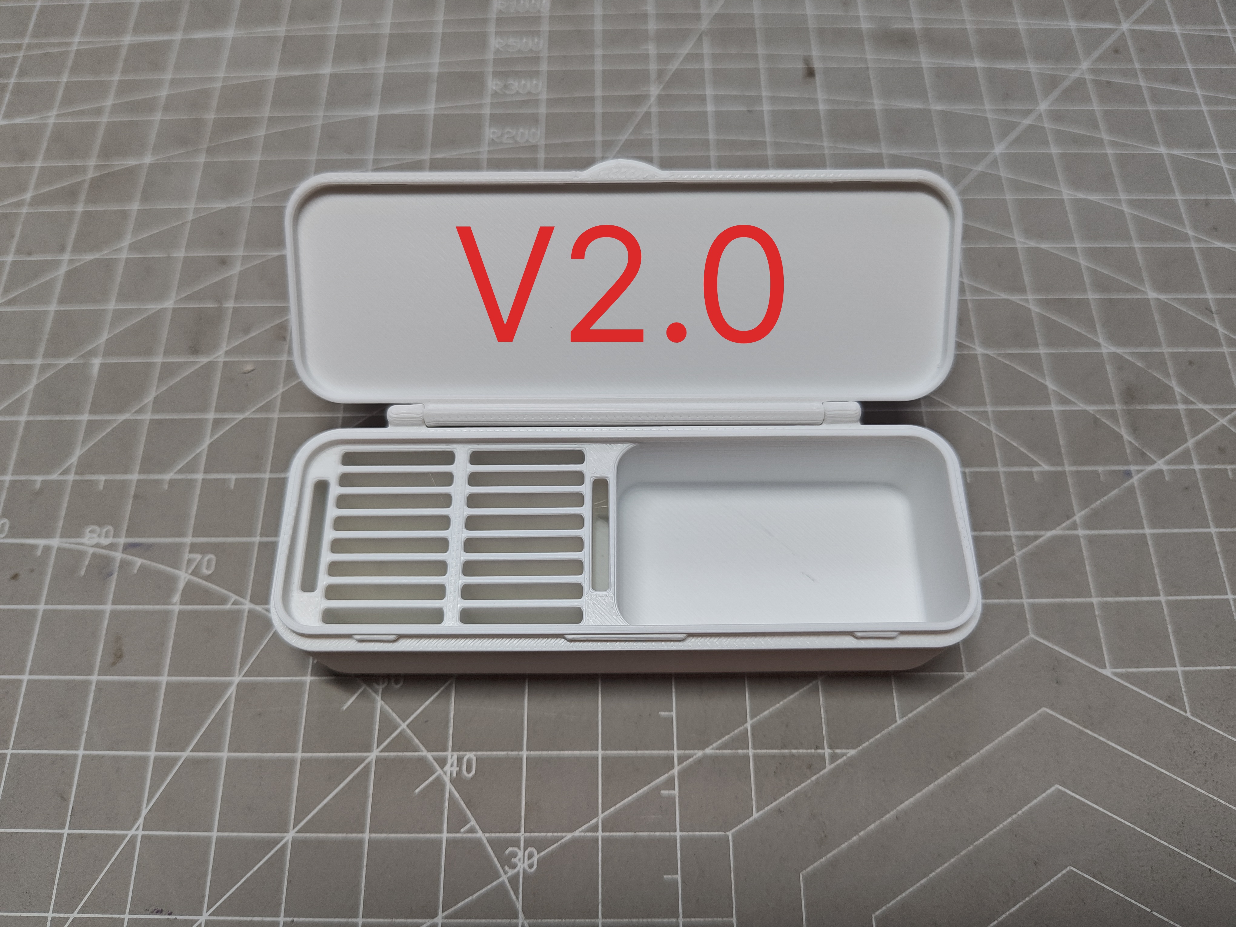 Miniatura 1 do modelo 3D V2自弹版TF SD 储存卡 U盘 读卡器 M.2SSD收纳盒