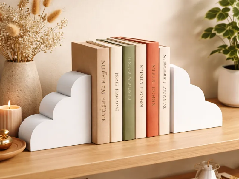 Cloud shaped Bookend