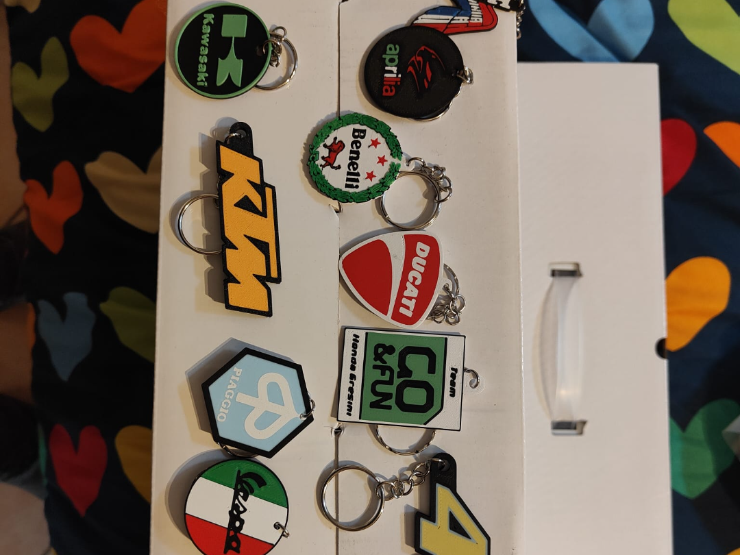 collezione portachiavi moto team moto gp