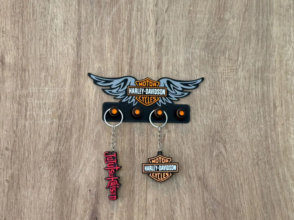 Harley Davidson Key Holder - Free 3D Print Model - MakerWorld