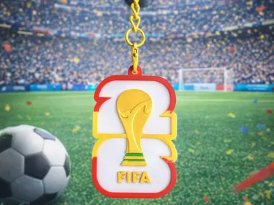 Spain World Cup Keychain