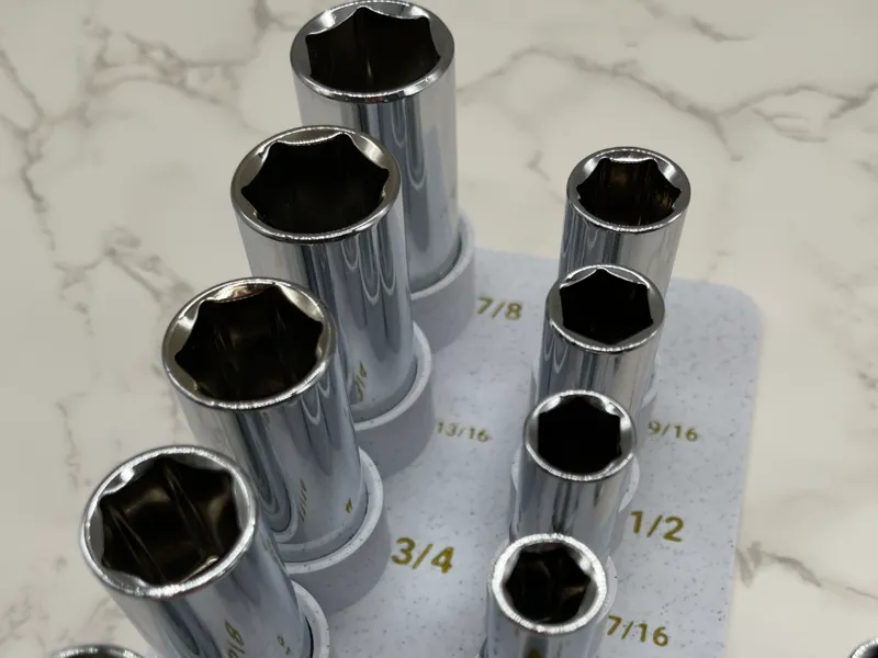 Holder- QUINN 3/8 in. SAE Deep Socket Set, 10pc