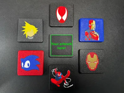 Remixable Lid for Custom Art - Commander Case