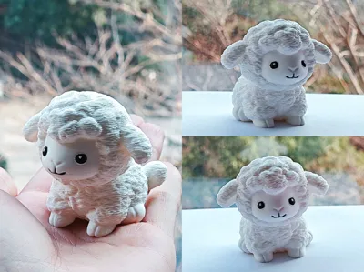 Chibi Lamb - Fluffy Surface