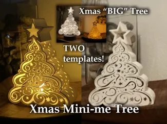 Xmas Mini-me Tree LED Tealight