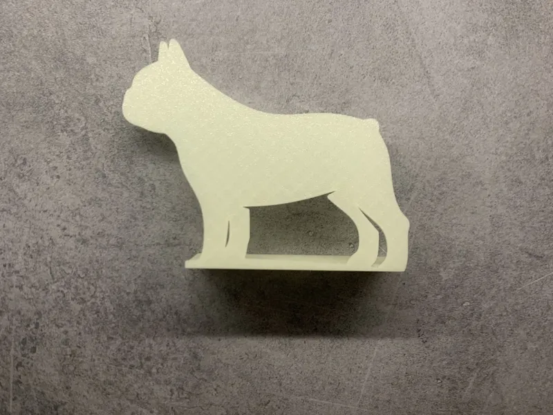 French bulldog table decor