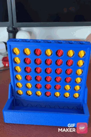 Connect 4 - 4 in a row - self-separating stones view 2