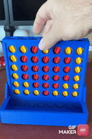 Connect 4 - 4 in a row - self-separating stones