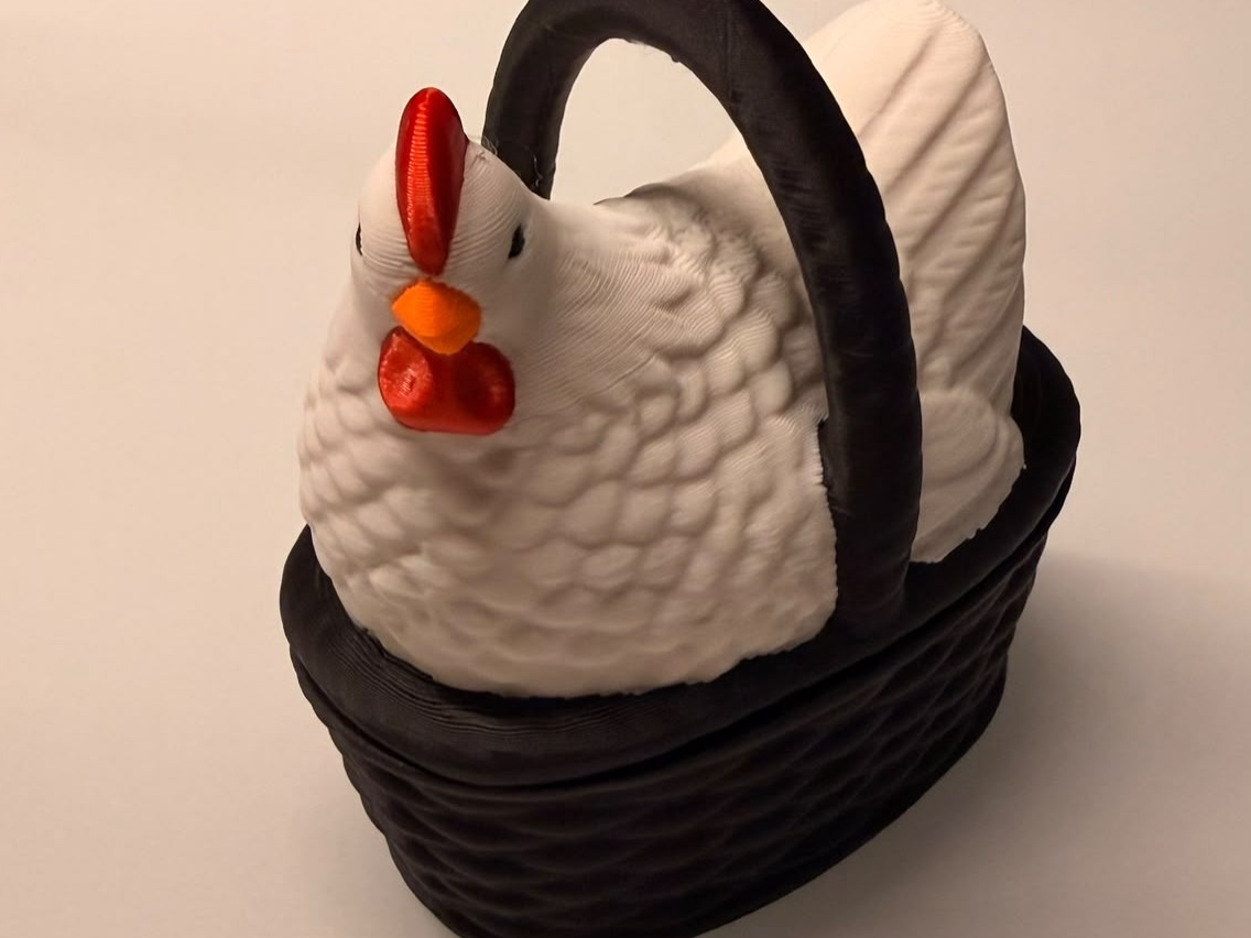 Niedlicher Hühner-Eierkorb / Chicken Egg Basket