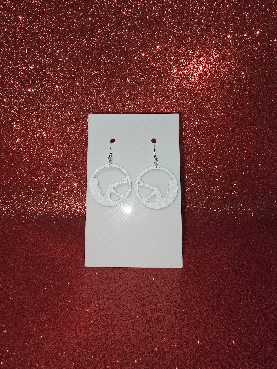 Fashion lady earrings view 2