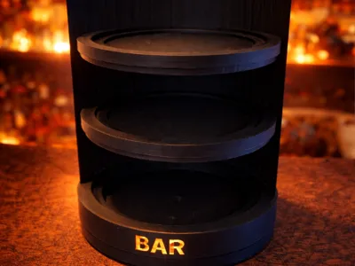 Altar Bar – 3-Tier Round Display