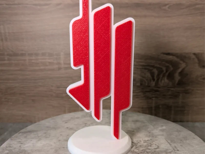 Skrillex Logo Desk Art (Various Sizes)