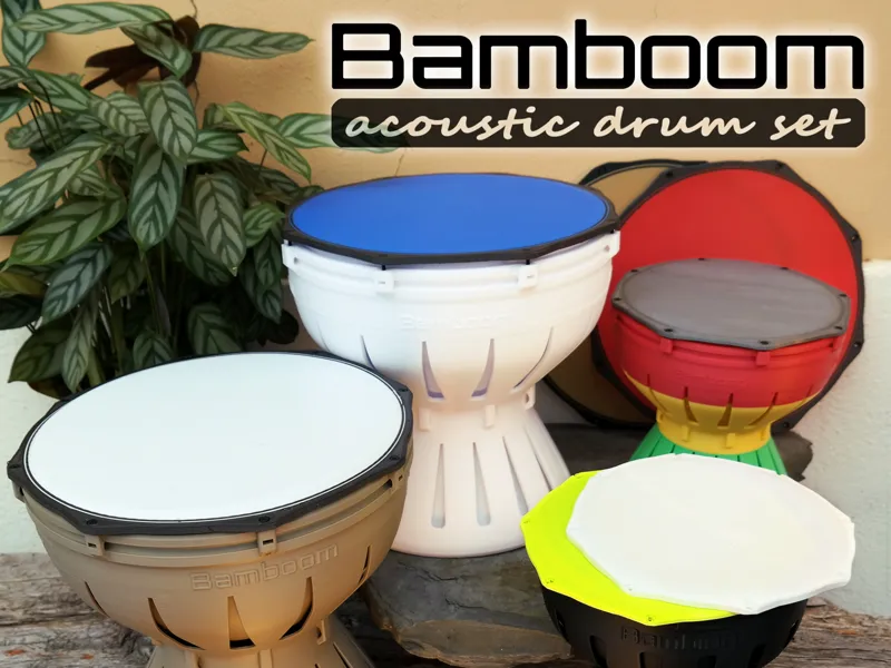 Bamboom Series Acoustic Drum Set (swappable skins)