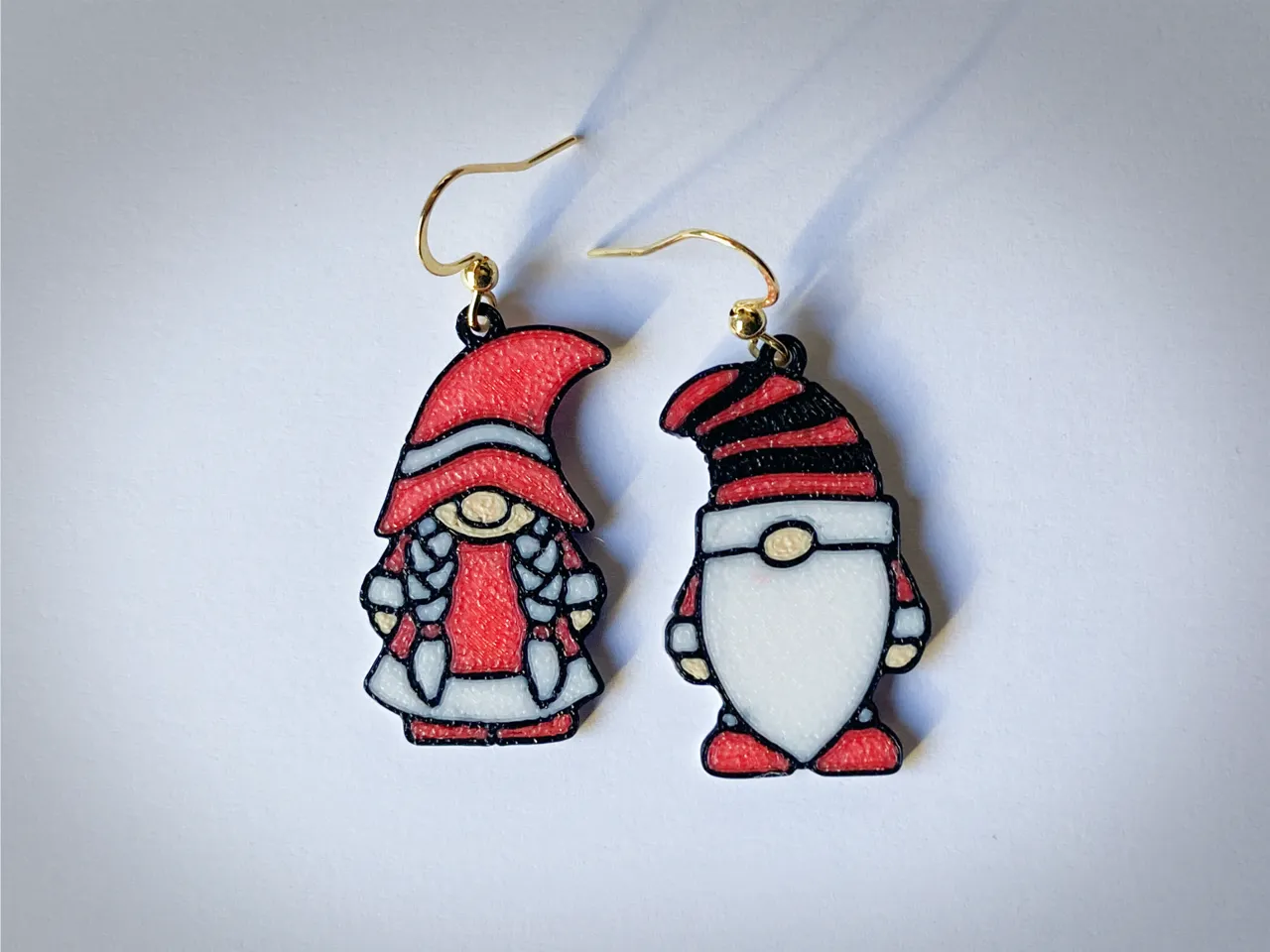 Elf (men) earring for Christmas (complete) view 4