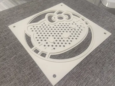 HelloKitty 120mm Fan Grill