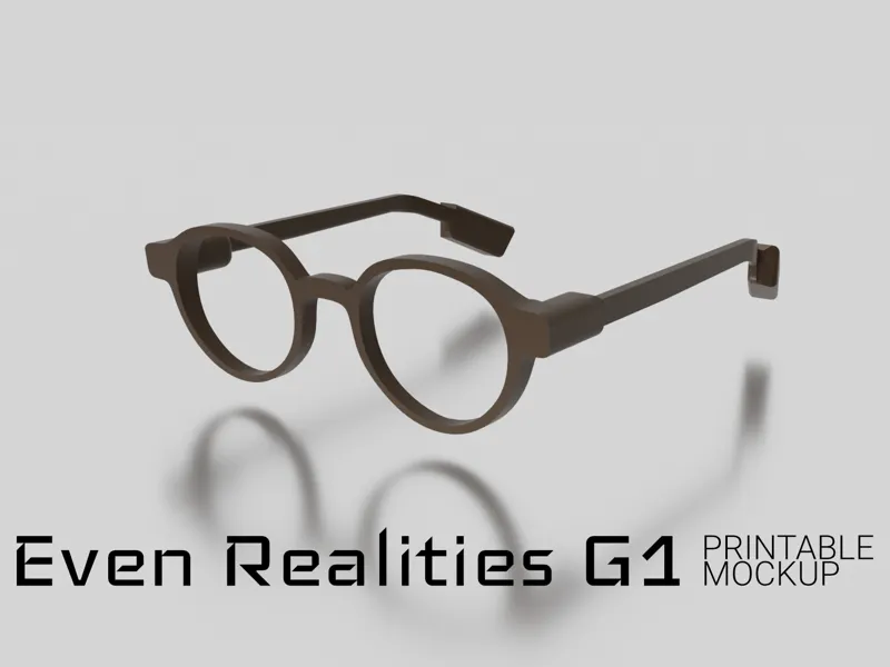Even Realities G1 Mockup