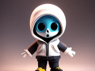 Mini Scary Face