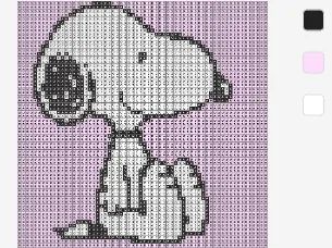 Snoopy Pixel Puzzle