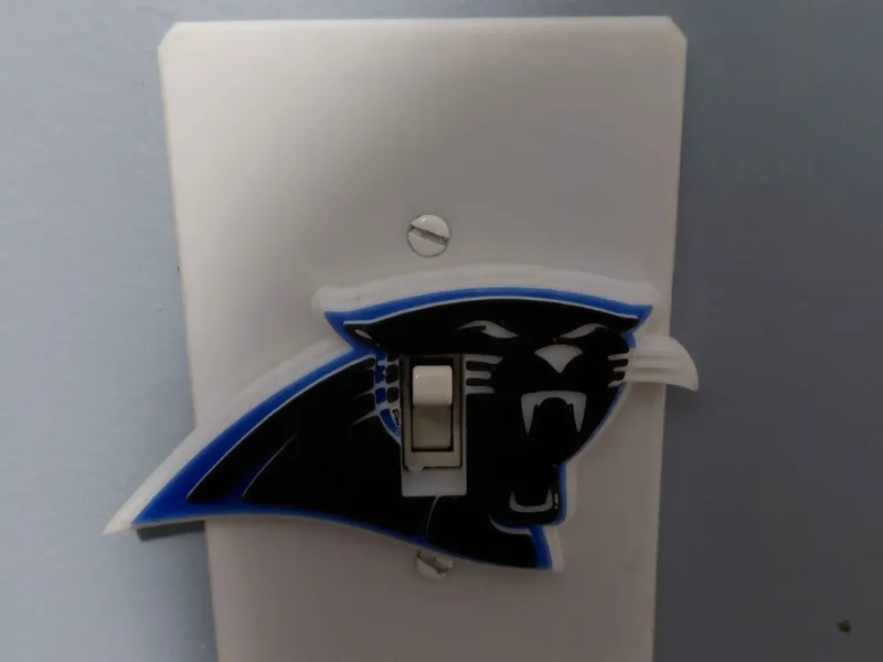 Carolina Panthers Light switch Cover 