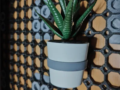 Multiboard plant holder for small ikea plants