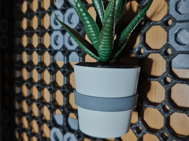 Multiboard plant holder for small ikea plants