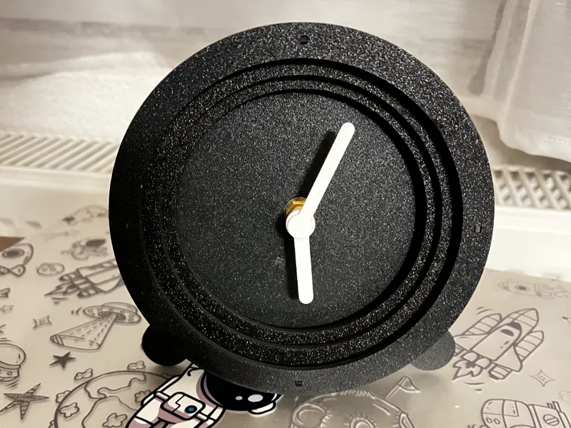 Minimalist Desktop Clock - Covic 3D