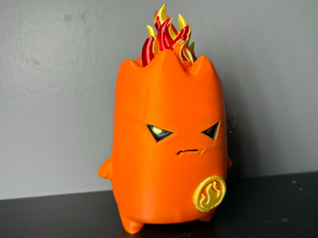 Fortnite Fire Sprite, Static, Detailed 4 Colors