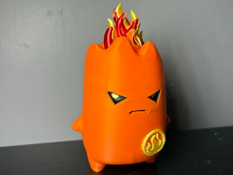 Fortnite Fire Sprite, Static, Detailed 4 Colors