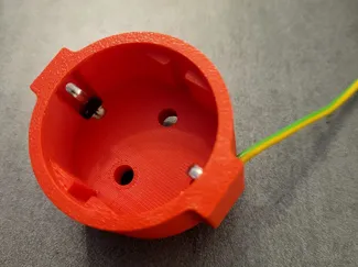 Schuko Ground Ring Adapter
