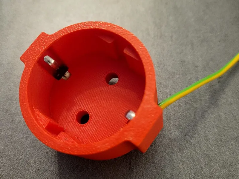 Schuko Ground Ring Adapter