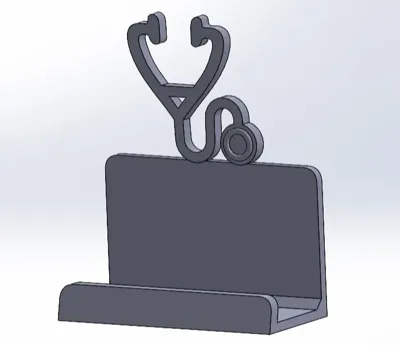 Stethoscope Business Card Holder  (Doctor / Nurse)