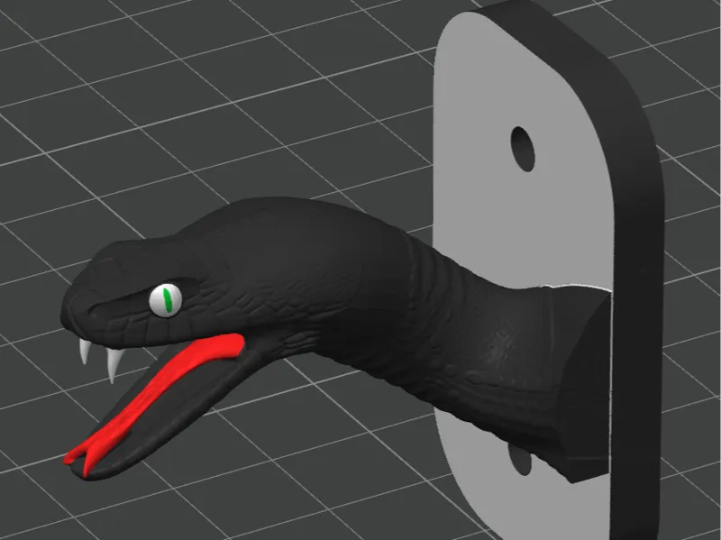Appendino supporto serpente - vipera SNAKE