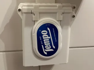 Rugged Box for wet toilet paper (e.g. Tempo)