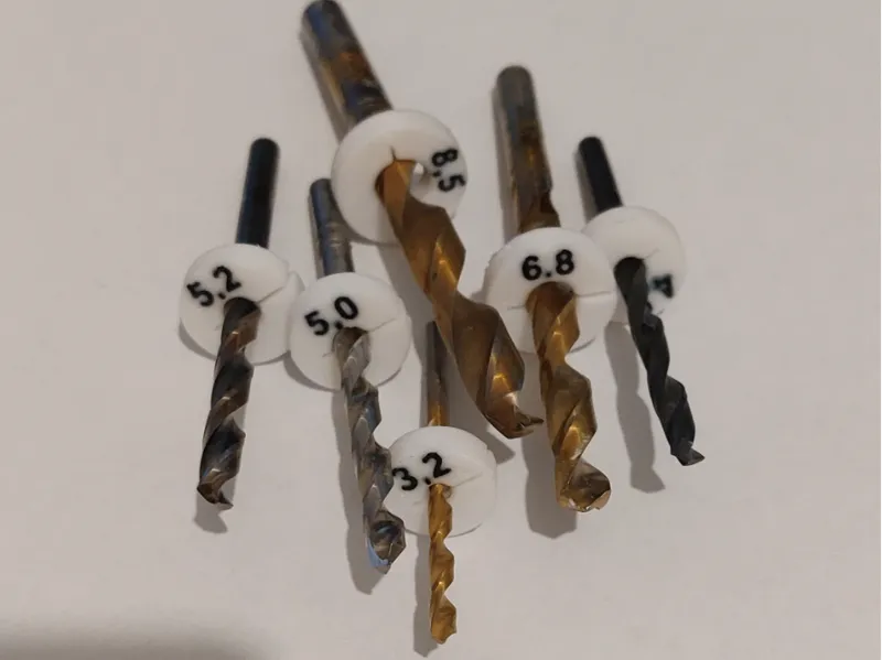 drill bit attachments holder organizer workshop