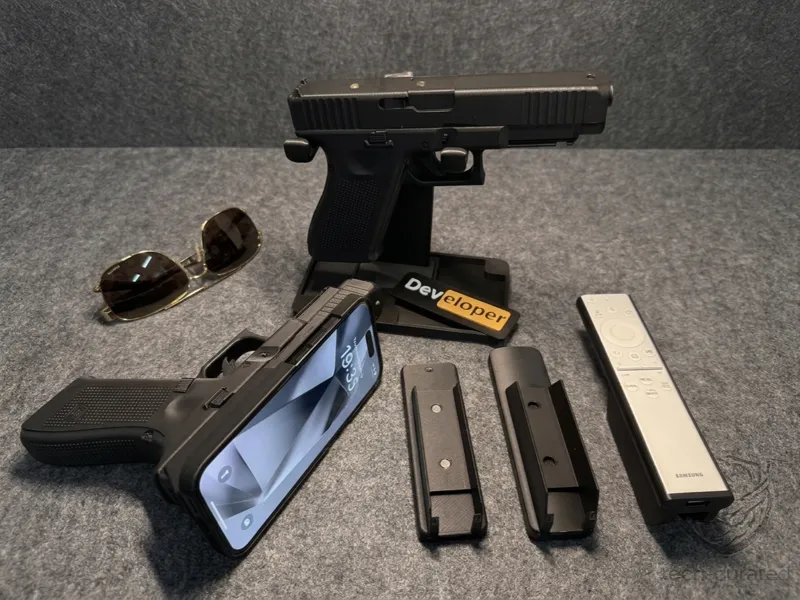Glock iPhone/TV Remote Case and Mount