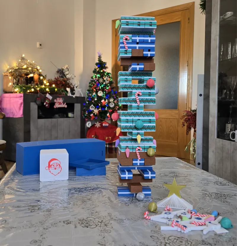 Christmas Topple - Jenga style game