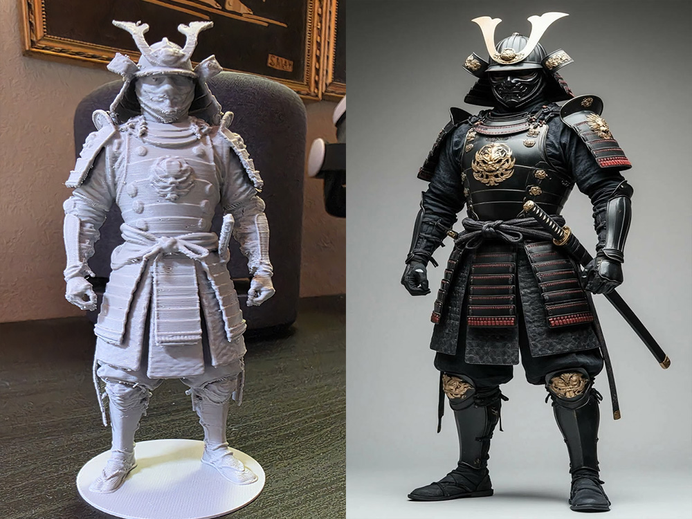 Samurai Warrior Statue