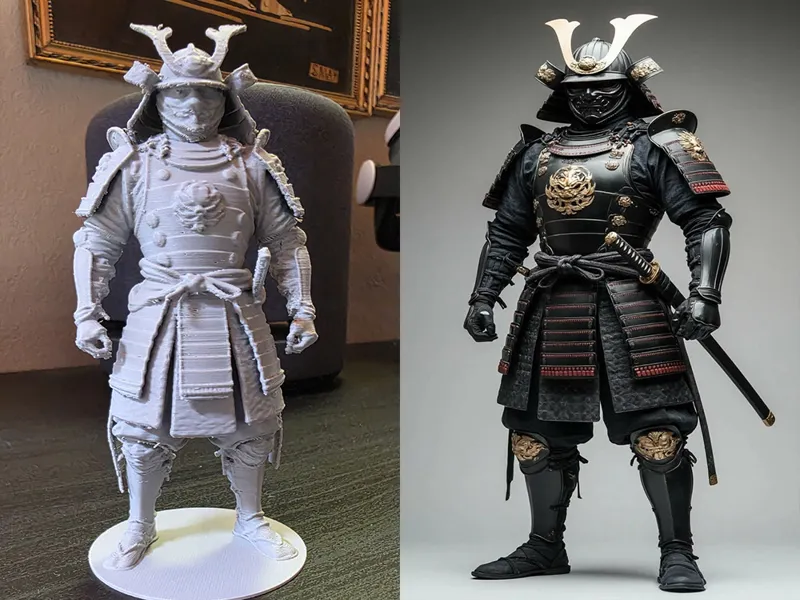 Samurai Warrior Statue