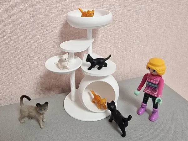 Arbre à chat pour figurines Playmobil