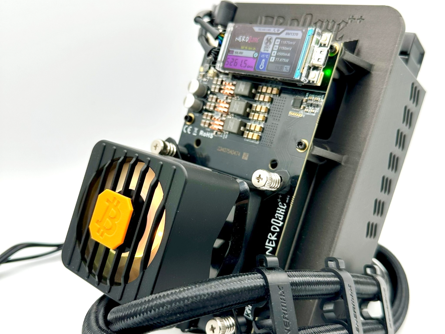 NerdQaxe++ Hydro – Water Cooling Conversion