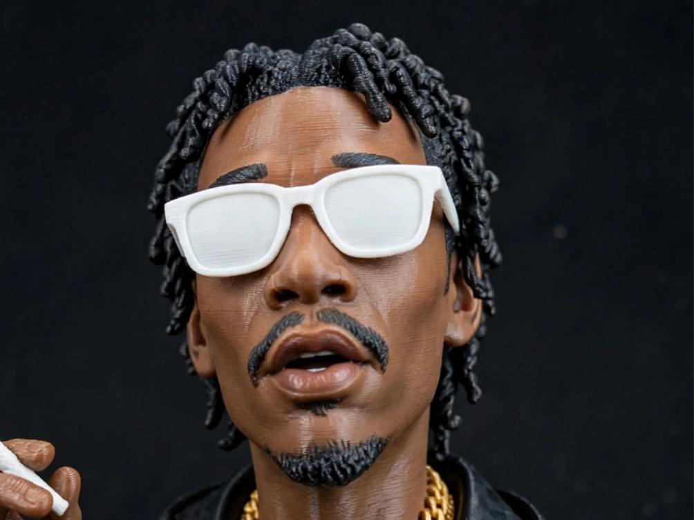 wiz insence holder  (smoking mouth) 3D model