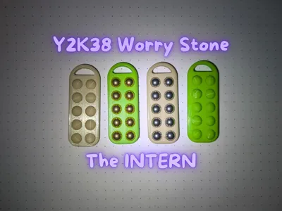 Y2K38 worry stone - the Intern