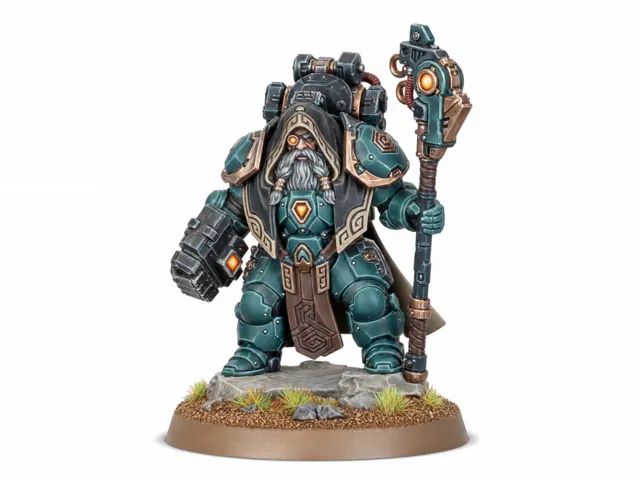 Grimdark Space Dwarf Forge Elder