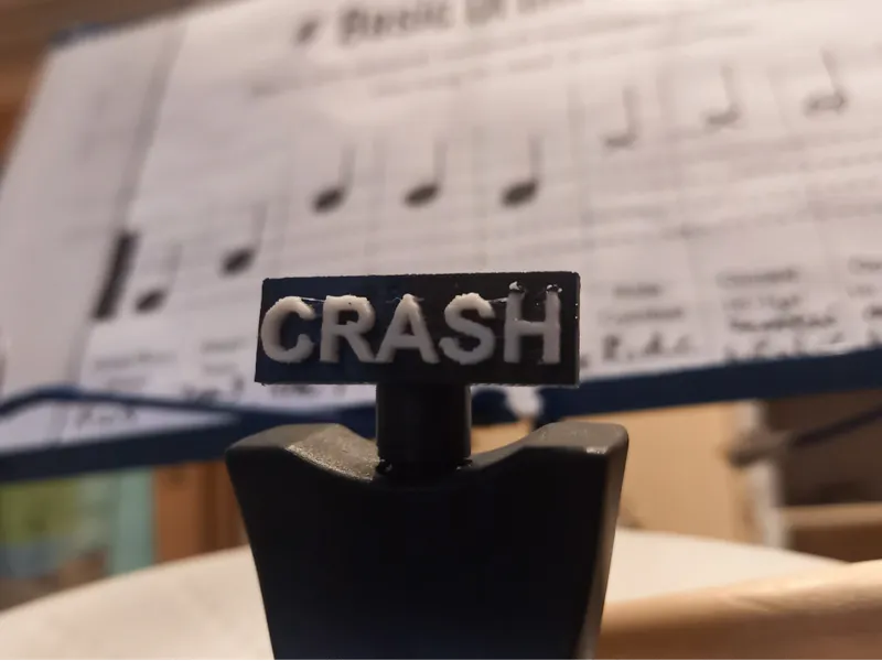 Alesis debut kit cymbal labels