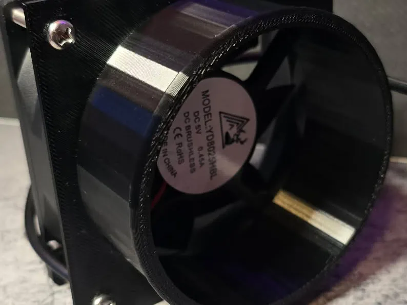 80mm Fan to 3 Inch Duct Flange Adapter
