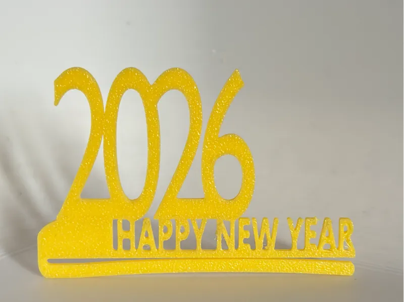 Happy New Year Glasschmuck