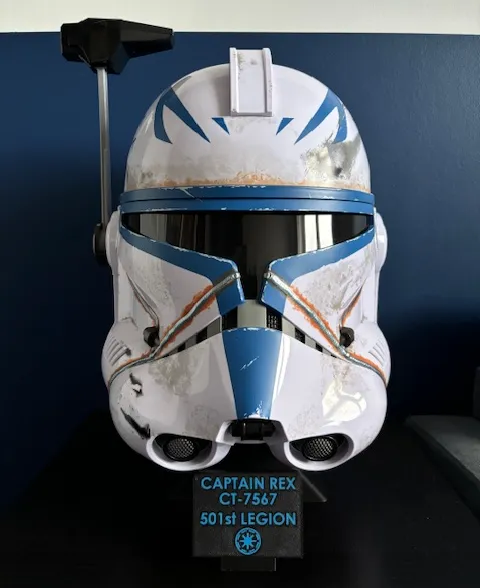 Star Wars Captain Rex Black Series helmet stand